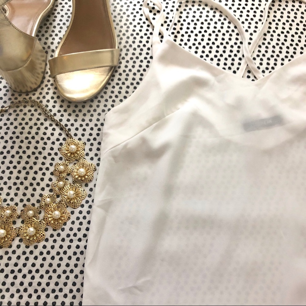 SHEIN crisscross back dressy tank